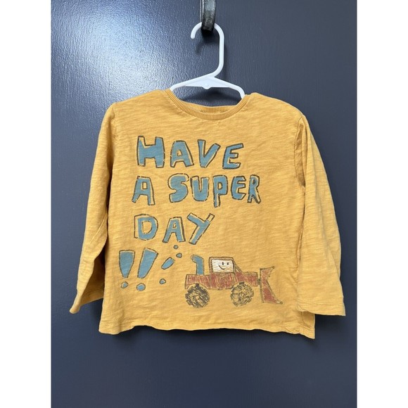 Zara Tactor Long Sleeve Tee Size 2/3 years - Picture 1 of 3